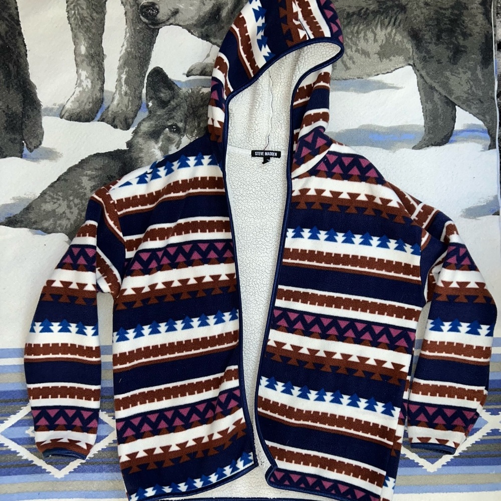 Steve Madden Multicolor Aztec Cardigan Size S